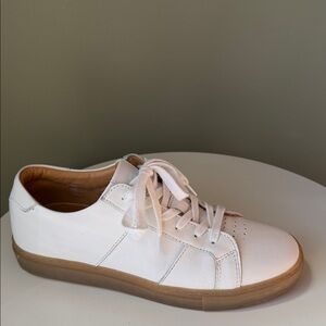 GREATS Men's Royale 2.0 leather sneakers Low Top Lace-Up gum rubber sole US 7